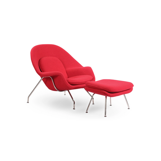 Womb Fabric Chair & Ottoman